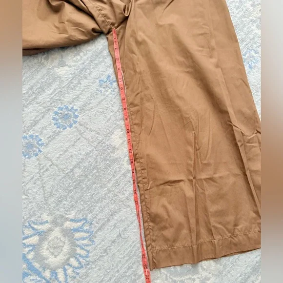 SPRWMN Espresso Cotton Poplin Culotte Pants - Picture 8 of 12